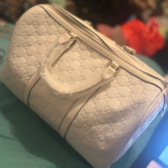 Gucci Hand Bag White Leather - Picture 1 of 11